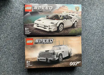 Buy Lego Speed Champions 76911 007 Bond Aston Martin DB5 76908 Lamborghini Countach • 13.50£