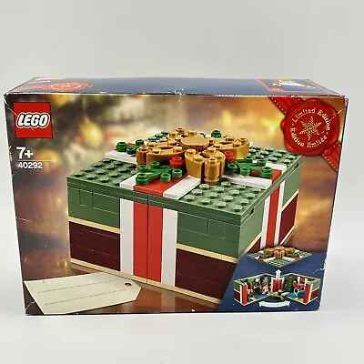 Buy LEGO 40292 Christmas Gift Box Retired LTD Edition New Sealed Damaged Box • 28£