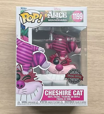 Buy Funko Pop Disney Alice In Wonderland Cheshire Cat #1199 + Free Protector • 19.99£