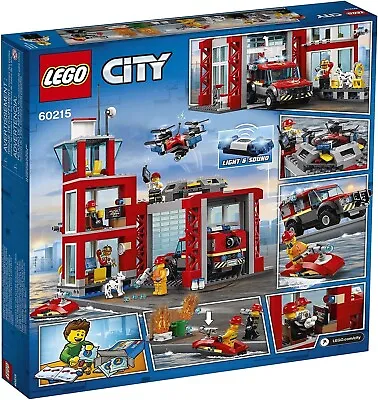 Buy LEGO City Fire Station 60215 Block Toy • 75.72£