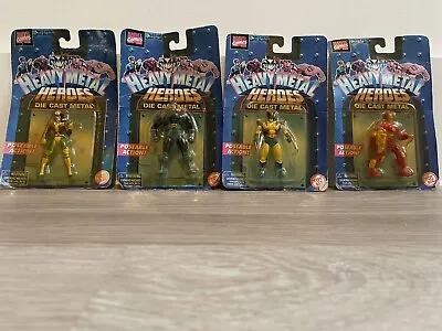 Buy Marvel Heavy Metal Heroes ToyBiz Rogue Apocalypse Wolverine Iron-Man • 15£