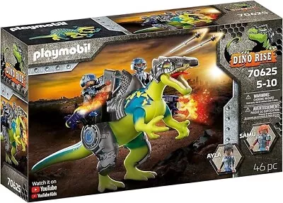 Buy Playmobil 70625 Dino Rise Spinosaurus Double Defencebrand New Boxed • 16.95£