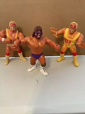 Buy Wwf Hasbro Figures 90s Hulk Hogan Macho King • 10£