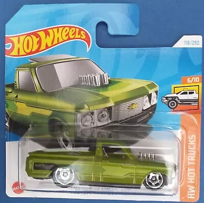 Buy Hot Wheels 2024 Custom '72 Chevy Luv, Green, Short Card. • 3.99£