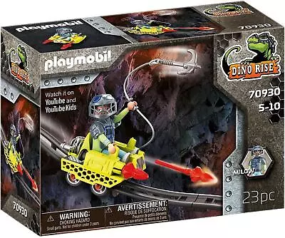 Buy PLAYMOBIL Dino Rise 70930 Mine Cruiser, Mine Cart With Cannon • 16.99£