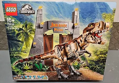Buy LEGO Jurassic World Park: T. Rex Rampage 75936 Sealed New Grant Nedry Hammond • 249.95£