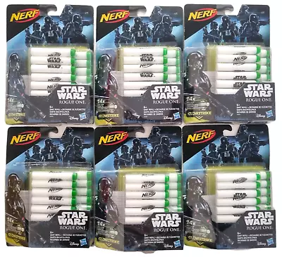 Buy NERF Star Wars Rogue One 14x Glowstrike Blaster Darts 6 Packs • 24.99£