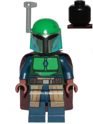 Buy Lego Mandalorian Tribe Warrior Green Minifigure Star Wars - Sw1078- 75267 • 5.20£