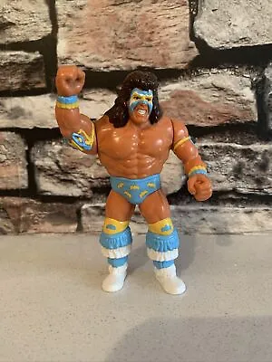 Buy WWF Hasbro Custom Ultimate Warrior Figure ✨ Blue & Yellow Attire ✨Vintage WWE • 39.99£