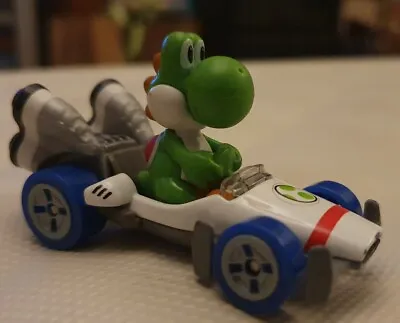 Buy Mario Kart Hot Wheels: Yoshi B Dasher Car • 7.99£