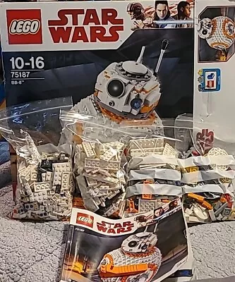 Buy LEGO Star Wars: BB-8 (75187) - 99% Complete With Box & Instructions • 63£