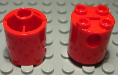 Buy LEGO Stone Round 2x2x2 Red 2 Piece (928) • 1.33£