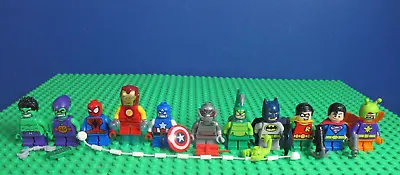 Buy Genuine LEGO MIGHTY MICROS SPIDER IRON MAN Minifigure SUPER HEROES Lot BATMAN • 41.42£
