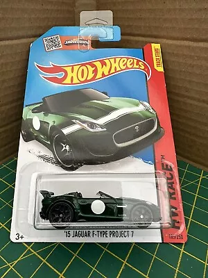 Buy Hot Wheels 15 Jaguar F-Type Project 7 Long Card 185/250 (HW Race) • 5.95£