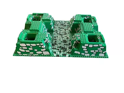 Buy Lego Green 32x48x6/4 Baseplate Raised Corner Pits - Rock Path Pattern 30271px2 • 48.31£