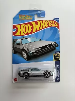 Buy Hot Wheels Back To The Future Time Machine Delorean Hw Screen Time Long Card • 12£