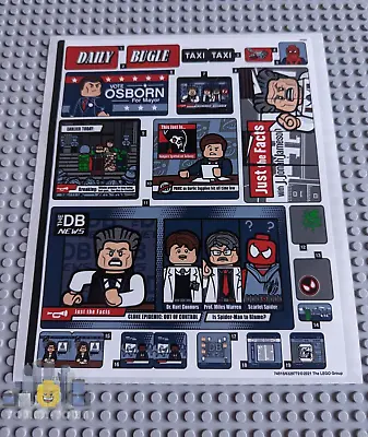 Buy Lego Super Heroes STICKER SHEET 1 ONLY For Lego Set 76178 Daily Bugle - New • 8.99£