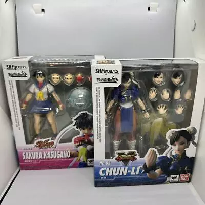 Buy BANDAI S.H.Figuarts Street Fighter V Chun Li & Sakura Figure CAPCOM [Unopend] • 248.45£
