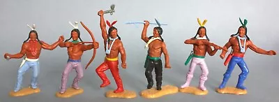 Buy Timpo Plastic 3rd American Indian Figures • 4.99£