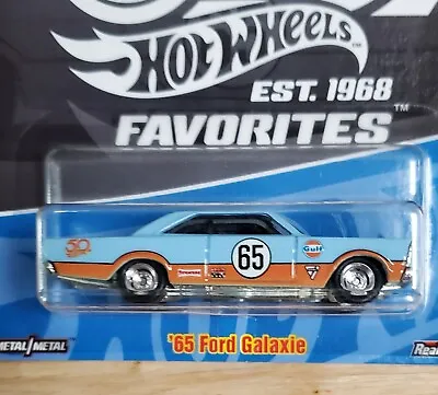 Buy 2018 Hot Wheels 50th Anniversary 65 Ford Galaxie Race Car W Roll Cage Real Rider • 15.43£