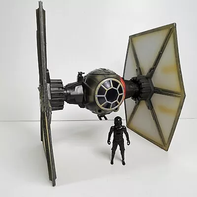 Buy STAR WARS The Force Awakens First Order Tie Fighter Hasbro 2015 + Pilot Figure • 16.99£