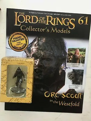 Buy Lord Of The Rings Collector's Models Issue 61 Orc Scout Eaglemoss Figure • 9.99£