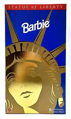 Buy 1995 Statue Of Liberty Barbie Doll / Mattel Statue Of Liberty Barbie 14664, NrfB • 61.79£