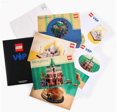 Buy Lego VIP 5007520 Travel Postcard And Sticker Set - Brand New • 3£
