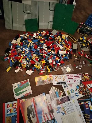 Buy Vintage LEGO  Bundle Huge Lot Of Bricks, Stickers, Club Member Extras... • 5£