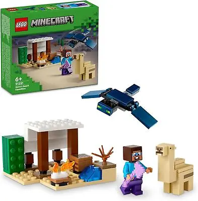 Buy LEGO Minecraft Steve's Desert Expedition Buildable Construction Set 21251 • 11.99£