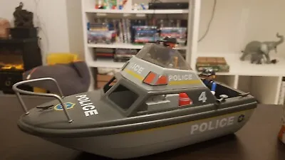 Buy Playmobil Police Boat With Two Figures And Buoy, 1 Foot Long. • 9£