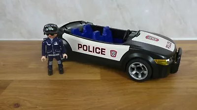 Buy Playmobil - Police Car And Police Man / Woman / Officer - Toy / Figure • 8£