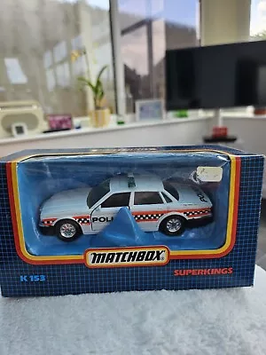 Buy Matchbox SuperKings K 153 Jaguar XJ6 Police Car From 1988 • 10£