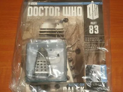 Buy MACHINE-GUN DALEK Part #83 Eaglemoss BBC Doctor Who Figurine Collection 3rd Dr. • 19.99£