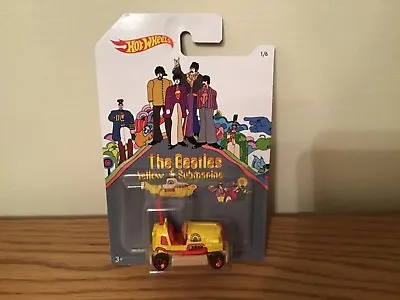 Buy New The Beatles Yellow Submarine Bump Around Hot Wheels Car Vehicle Official • 9.99£