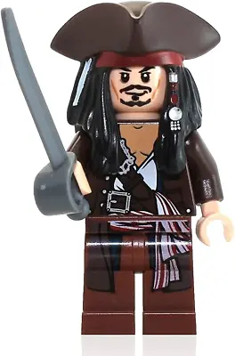 Buy LEGO Captain Jack Sparrow W/ Tricorne Minifigure & Sword 30131 4195 Poc11 [New] • 14.25£