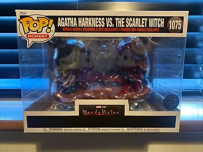 Buy Funko Pop! Wandavision Movie Moments Agatha Harkness Vs Scarlet Witch #1075 • 25£