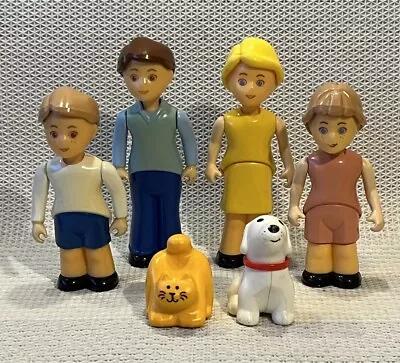 Buy Vintage Little Tikes Dolls House Family Set Figures People And Pets. • 20£