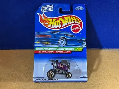 Buy I10-3 Hot Wheels Treasure Hunt - Express Lane - 1999 - Purple - #940 - Nib • 19.24£