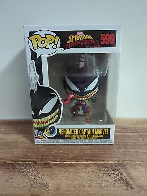 Buy Venomized Captain Marvel - Funko Pop- Marvel Max Venom - Slight Mark On Box • 10.99£