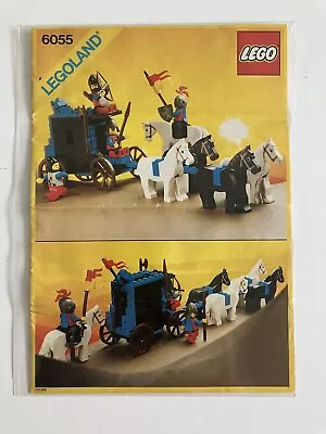 Buy Lego Castle 6055 Prisoner Convoy Instruction Manual Only Lion Knights Vintage • 19£