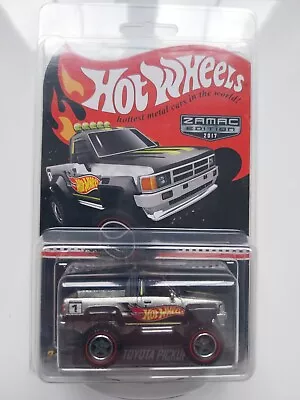 Buy 2017 Hot Wheels Zamac 1987 Toyota Pickup Truck Red Liner Real Riders, 1:64 • 49£