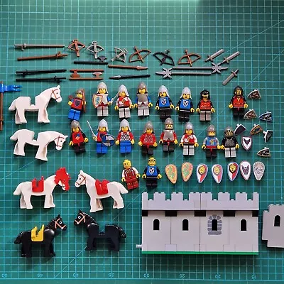 Buy Lego Knights, Weapons, Horses & Castle 6061 - 1980s Vintage Minifigure Bundle • 99.99£