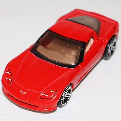 Buy Hot Wheels Red 2003 Corvette C6 1:64 Diecast Car Toy Model • 19.99£
