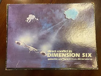 Buy Vintage '77 Direct Conflict In Dimension 6 Galactic Warfare Board Game • 13£
