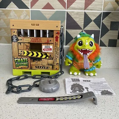 Buy *BROKEN BATTERY* Crate Creatures Surprise: Sizzle, Toy Monster (Missing Snack) • 5£