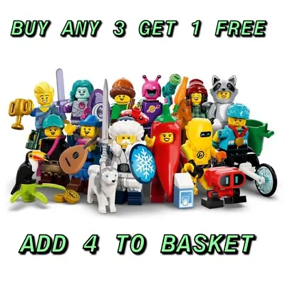 Buy Lego Minifigures Series 22 Pick Your Own Buy 3 Get 1 Free N/unopened  • 5£