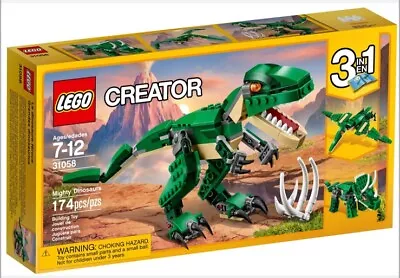 Buy LEGO Creator Mighty Dinosaurs (31058) T-Rex Pterodactyl Triceratops • 9.99£