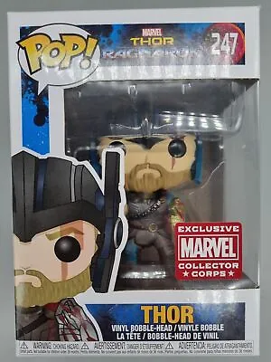 Buy Funko POP #247 Thor (Gladiator) Marvel Collector Corps - Thor Ragnarok VAULTED • 29.99£