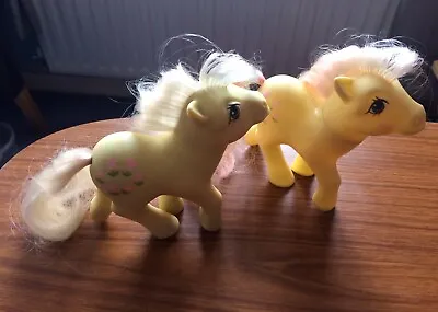 Buy Posey Vintage 1984 My Little Pony Hasbro G1 Set Of 2 Variants: White & Pink Hair • 8£